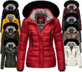 Marikoo Damen Warm Winter Jacke FVSE Parka Mantel Steppjacke gefüttert  LOVELEEN