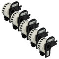 5x Endlos Etiketten für Brother PT QL-560 QL-570 QL-580N QL650TD 29mmx15,24m