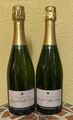 2X " Blanc de Noirs" Champagner, Callot-Demy, 100% Meunier je 0,75l