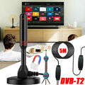 DVB-T2 HD Antenne 36DBi Verstärker 5M KabelFernsehkanäle Free-TV-Programm NEU