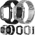 Titan Metall Edelstahl Armband für Apple Watch Ultra 2 49mm Serie 9 8 7 6 5 4 3