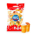 Eis im Waffelbecher - Big Family, mit Vanille- und Schokogeschmack, 10 x 120 g