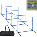 Hunde Agility Set Training Hürdenset Hundesport Höhenverstellbar mit Tasche DE