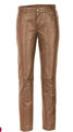 Lederhose braun 42 BEST CONNECTIONS Heine Lammnappa Lederjeans cognac NP 200€