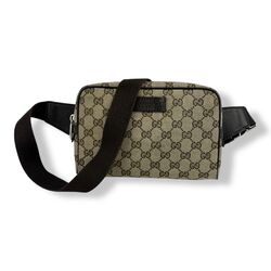 Gucci GG Herren Supreme Beige Crossbody Gürteltasche