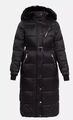 Michael Kors Damen Jacke Gr. L  42 Schwarzer Daunen Funktions Mantel NEU Design