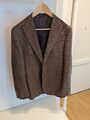 Suitsupply Havana Peak Lapel HL Sakko Jackett Gr.52 Braun