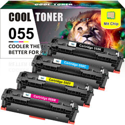 4x Toner für CRG 055 Canon i-SENSYS MF 744Cdw 742Cdw LBP 663Cdw 664Cx Mit Chip