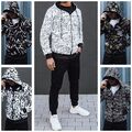 Herren Kapuzenpullover Sweatshirt Sweatjacke Hoodie Zip Mit Motiv DSTREET M-2XL