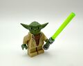 Lego Star Wars Minifigur sw0446 Jedi-Großmeister Yoda mit Lichtschwert 75002