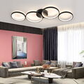 LED Design Deckenleuchte Dimmbar Deckenlampe mit Fernbedienung Wohnzimmer Flur