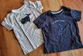 2 T-Shirts, blau, Gr. 74, Tom Tailor