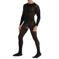 Sexy Herren Body Strumpfhose Jumpsuit mit offenem Schritt für sinnliche Momente