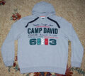 CAMP DAVID HERREN HOODIE * PULLOVER GR. XXL / 2XL * GRAU * TOP ZUSTAND !!!