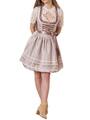 Krüger Dirndl Kimberly 50er Länge rose 50cm mini 414162-050 Jacquard Damen