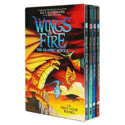 Wings of Fire The Graphic Novels 4 Bücher Sammlung Box Set - Alter 8-12 - PB