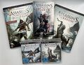 Assassins Creed Bundel PS3 Spiele Lösungsbuch Roman Black Flag PlayStation 