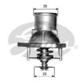 Gates Thermostat, Kühlmittel TH15192G1 für OPEL