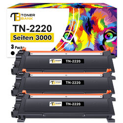 3 Toner TN-2220 Kompatibel für Brother DCP7060 HL2240L HL2270DW MFC-7360N 7460DN