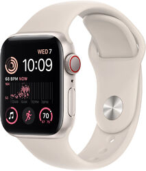 APPLE Watch SE 2022 GPS + Cell 40 mm Alu Sportband Polarstern MNPH3FD/A B-WARE