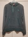 Puma - Kapuzen - Hoodie - Gr. 52 - 54 - L - grün - gestreift