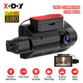 XGODY 3'' Dual Lens Autokamera Dashcam Car Video Recorder 1080P HD für Uber Taxi