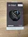 Fitbit Sense 40,48mm Aluminiumgehäuse-Graphit mit Sportarmband in Carbon (GPS)