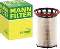 MANN FILTER PU 8008/1 KRAFTSTOFFFILTER  - FÜR AUDI, SEAT, VW