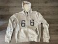 Herren Sweat-Jacke / Hoody von ROUTE 66 * Gr. S/M Gr. 48/50 * grau  *w.NEU