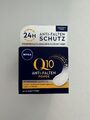 2x NIVEA Q10 Power Anti Falten Straffung Nachtpflege Gesichts Creme 50ml Neu