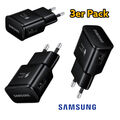 3x Original Samsung Schnelllade Adapter Ladegerät Netzteil Netzstecker 