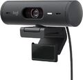 Logitech Brio 500 Full-HD-Webcam mit Auto-Lichtkorrektur KEIN FUß DABEI