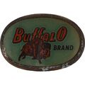 Buffalo Brand Western Cowboy 1978 Midwestern Mfg 1970s Vintage Gürtelschnalle