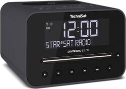 TechniSat (0000/3939) DigitRadio 52 CD Stereo DAB Radiowecker Schwarz