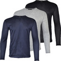 3er Pack Thermoshirt Herren Thermo Unterhemd langarm Thermowäsche warm Gr M