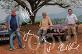 Grand Tour Jeremy Clarkson Richard Hammond James May signiert 6x4 Foto Vordruck