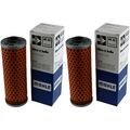 2x MAHLE / KNECHT Ölfilter OX 35 Oil Filter