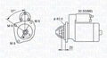 Anlasser 063721449010 MAGNETI MARELLI für CITROËN FIAT PEUGEOT