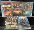 DVD Sammlung FLUCH DER KARIBIK - PIRATES OF THE CARIBBEAN Teil 1-5 (1+2+3++4+5)