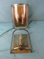 Wandlampe 2 Stück Set Messing Design Wandleuchte Lampe Halbrund Rar Vintage 27b2