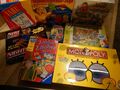 10 x Kinderspiele Konvolut, Haribo/Spongebob/Monopoly, Tabu Junior, siehe Bilder