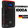 27000mAh Auto KFZ Starthilfe Jump Starter Ladegerät Booster Powerbank 1000A