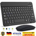 QWERTZ Tastatur Kabellos Keyboard Maus für Lenovo Tab M10 3rd HD/FHD Plus P11 DE