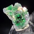 Phantom Fluorit Würfel, Muskovit Stufe Erongo, Namibia 29*23*13mm Sammlung