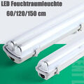 LED Feuchtraumleuchte Badlampe Keller Wannenleuchte Neonlampe 60/120/150cm IP65