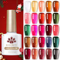 GEBORN PRETTY 10ml Herbst Winter Weihnachten Soak Off Jelly Nude Gel Nagellack