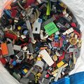 Lego® 1 kg LEGO ca.700 Teile - Kiloware - Platten Räder Sonderteile Steine; Used