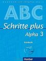 Schritte plus Alpha 3.  Kursbuch mit Audio-CD: Deutsch a... | Buch | Zustand gut