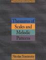 Thesaurus der Schuppen und melodischen Muster - Slonimsky, Nicolas