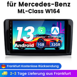 Für Mercedes Benz W164 GL320 ML350 X164 Autoradio Android13 GPS Navi Carplay 32G